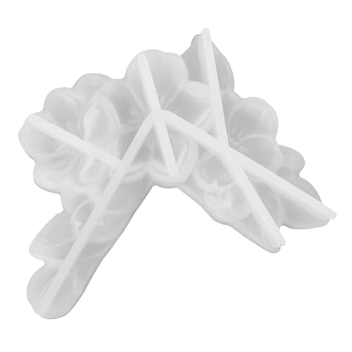 Holibanna 1 Stück Diy Silikonform für Kristall Drop Panel Ornamente Epoxidharz Gießform für Kreative Dekorationen und Kunstprojekte für Weihnachtsfeiern und Bastelarbeiten von Holibanna