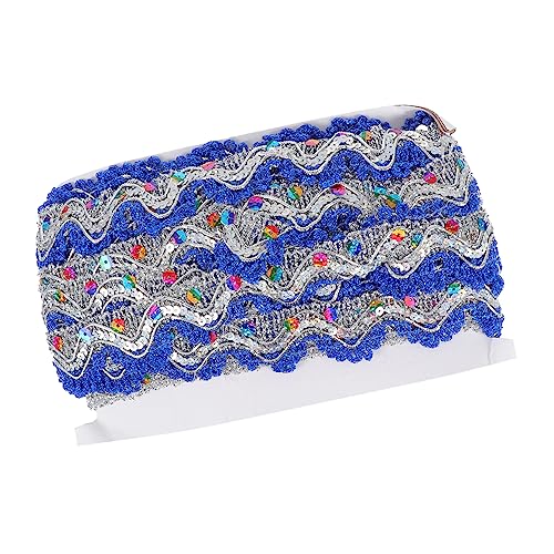 Holibanna 1 Stück Ethnic Style Lace Trim für Tanzbekleidung Bunte Pailletten Bordüre für Diy Nähprojekte Hochzeiten Home Decor und Mehr von Holibanna
