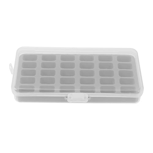 Holibanna 1 Stück Fächer Bobbin Box Robuste Kunststoff Aufbewahrungsbox für Nähspulen Organizer für Heimnähbedarf für Ältere Nähmaschinen mit Schaumstoffeinlage Holibanna 1 Stück Fächer Bobbin Box Robuste Kunststoff Aufbewahrungsbox für Nähspulen Organizer für Heimnähbedarf für Ältere Nähmaschinen mit Schaumstoffeinlage von Holibanna