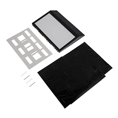 Holibanna 1 Stück Led -türlampe Solar- Im Freien Hausnummer Türnummernleuchte Türschild Licht Nummer Der Solartür Solarbetriebene Led Solartürlicht Solarplatten von Holibanna