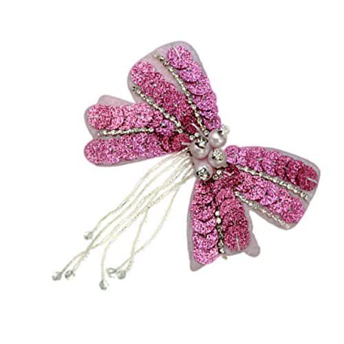 Holibanna 1 Stück Niedlicher Bowknot Patch Pailletten für Diy Kleidung Stoffaufnäher für Bekleidungsdekoration und Handarbeiten von Holibanna
