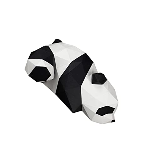 Holibanna 1 Stück Panda Papiermodell DIY Handgefertigte Dekoration Stereoskopisches Origami aus Hochwertigem Papier für Feste und Kreative Anlässe von Holibanna