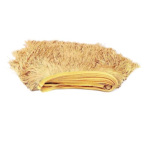 Holibanna 1 Stück Quastenspitze im Tanzkostüm goldene Fransenbesatz Trimmen goldene Quaste goldener Quastenbesatz Fransenbesatz mit Quaste Bühne Spitze für Kleidungszubehör breite Spitze von Holibanna