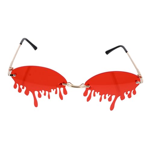 Holibanna 1 Stück Spezialförmige Sonnenbrille Neuheit Gläser Geformt Sinn Halloween-party-brille Interessante Sonnenbrille Lustig Tropfen Stilvoll Rahmen Cartoonbrille Rot Holibanna 1 Stück Spezialförmige Sonnenbrille Neuheit Gläser Geformt Sinn Halloween-party-brille Interessante Sonnenbrille Lustig Tropfen Stilvoll Rahmen Cartoonbrille Rot von Holibanna
