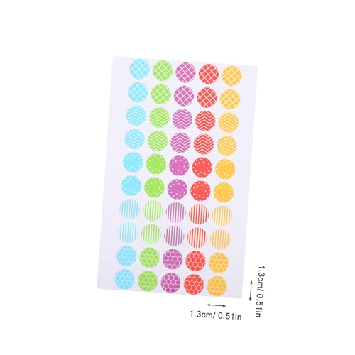 Holibanna 10 Blatt Farbige Selbstklebende Lochverstärkungsaufkleber Für Lose Papier Pro Runde Binder Loch Etiketten Für Büro Schule Zuhause Papier Verstärkung Sticker Holibanna 10 Blatt Farbige Selbstklebende Lochverstärkungsaufkleber Für Lose Papier Pro Runde Binder Loch Etiketten Für Büro Schule Zuhause Papier Verstärkung Sticker von Holibanna