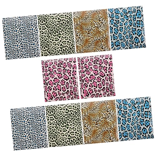 Holibanna 10 Blatt PU Heat Transfer Folie Leopard Muster Transfermembran für T Shirts Kleidung und Stoffe Wasserfest Waschbar Elastisch für DIY Designs und Holibanna 10 Blatt PU Heat Transfer Folie Leopard Muster Transfermembran für T Shirts Kleidung und Stoffe Wasserfest Waschbar Elastisch für DIY Designs und von Holibanna