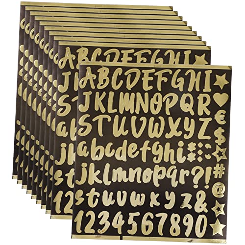 Holibanna 10 Blatt Reflektierende Briefkasten und Aufkleber Selbstklebend für Außenbereich und Bastelprojekte Einfach Anzubringen Rückstandsfrei Ablösbar von Holibanna