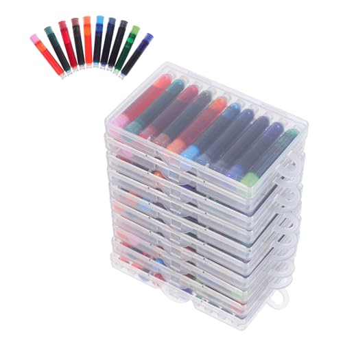 Holibanna 10 Boxen Austauschbare Tintenkapseln Löschbare Stifttinte Tinte Für Bürofüllfederhalter Tintennachfüllungen Für Füllfederhalter Tintenpatrone Für Füllfederhalter Plastik von Holibanna