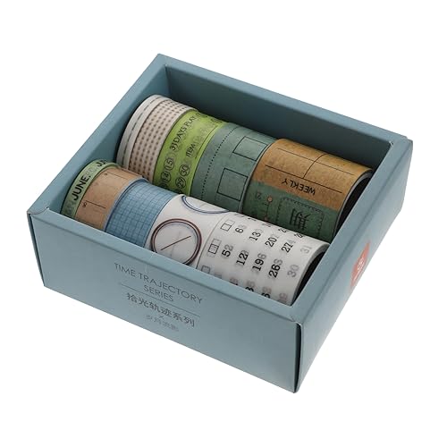 Holibanna 10 Rollen Washi Tape für Diy Scrapbooking Journaling Dekoratives Klebeband Vintage Stil für Karten und Kreative Projekte von Holibanna