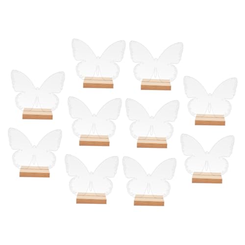Holibanna 10 Sätze Hochwertige Tischkarten aus Teiliges mit Dekorativen Reserviert Schildern Schmetterlingsform für Hochzeiten und Partys Wiederverwendbar und Leicht zu Reinigen Holibanna 10 Sätze Hochwertige Tischkarten aus Teiliges mit Dekorativen Reserviert Schildern Schmetterlingsform für Hochzeiten und Partys Wiederverwendbar und Leicht zu Reinigen von Holibanna
