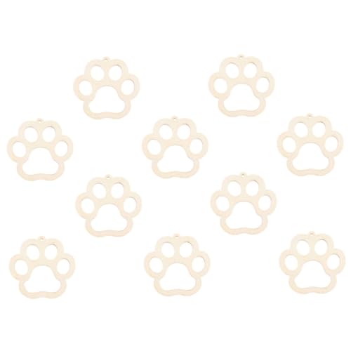 Holibanna 10 Sätze Holzstückchen für Diy Projekte Hundepfoten Holzscheiben Unlackierte Bastelmaterialien für Dekorationen Malerei und Kunsthandwerk für Zuhause und Feste Holibanna 10 Sätze Holzstückchen für Diy Projekte Hundepfoten Holzscheiben Unlackierte Bastelmaterialien für Dekorationen Malerei und Kunsthandwerk für Zuhause und Feste von Holibanna