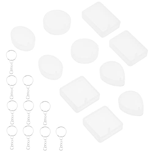 Holibanna 10 Stück Diy Schlüsselanhänger Set Teiliges Gießform Set für Anhänger und Schlüsselringe für Kreative Schmuckherstellung und Bastelprojekte von Holibanna