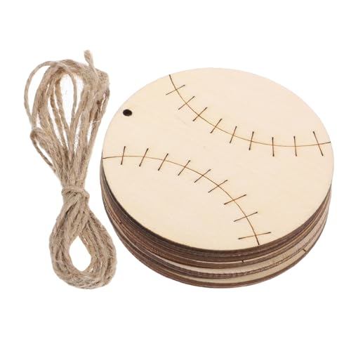 Holibanna 10 Stück Holz Ausschnitte für Diy Bastelprojekte Baseball Förmige Holzdekorationen für Sport Mottopartys Unbeschichtet Glatte Oberfläche Vielseitig Einsetzbar für Malerei und Holibanna 10 Stück Holz Ausschnitte für Diy Bastelprojekte Baseball Förmige Holzdekorationen für Sport Mottopartys Unbeschichtet Glatte Oberfläche Vielseitig Einsetzbar für Malerei und von Holibanna