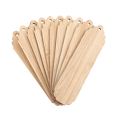 Holibanna 10 Stück Holz Blanko Lesezeichen DIY Bastelmaterialien für Kreative Projekte für Geschenketiketten Schlüsselanhänger und Dekorationen Holibanna 10 Stück Holz Blanko Lesezeichen DIY Bastelmaterialien für Kreative Projekte für Geschenketiketten Schlüsselanhänger und Dekorationen von Holibanna