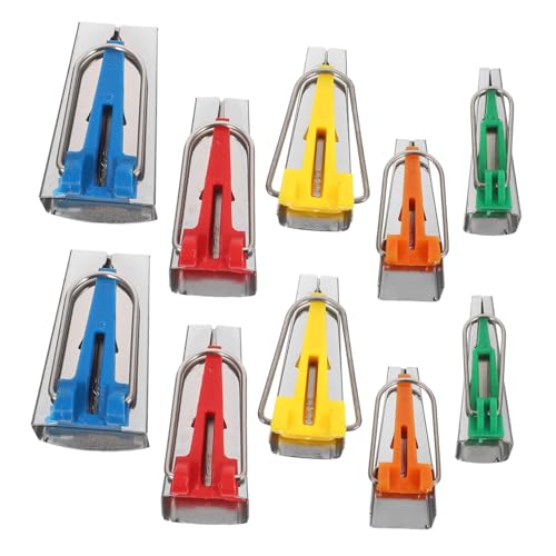 Holibanna 10 Stück Professioneller Bias Tape Maker Nähzubehör für Präzise Kantenverarbeitung Quilten für Diy Nähprojekte und Bekleidungsanfertigungen Holibanna 10 Stück Professioneller Bias Tape Maker Nähzubehör für Präzise Kantenverarbeitung Quilten für Diy Nähprojekte und Bekleidungsanfertigungen von Holibanna