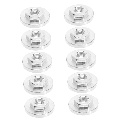 Holibanna 10 Stück Schleifklingen-Befestigungssatz Winkelmühle Schleifmaschinen Befestigungsmutter der Schleifblätter Schnellspannmutter Winkelteile Feuer stahl Silber Holibanna 10 Stück Schleifklingen-Befestigungssatz Winkelmühle Schleifmaschinen Befestigungsmutter der Schleifblätter Schnellspannmutter Winkelteile Feuer stahl Silber von Holibanna