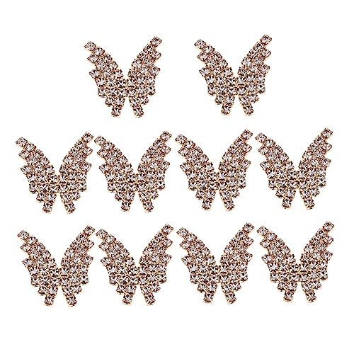 Holibanna 10 Stück Schmetterling Strass Dekorative Haaraccessoires Diy Bastelzubehör für Hochzeiten und Partys Elegantes Schmuckdesign für Kreative Projekte Holibanna 10 Stück Schmetterling Strass Dekorative Haaraccessoires Diy Bastelzubehör für Hochzeiten und Partys Elegantes Schmuckdesign für Kreative Projekte von Holibanna