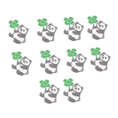 Holibanna 10 Stück Stickereiflecken Flicken aufnähen klein Kleiderflicken verlassen Blätter kleidung st. Patricks Day-Patches dekorative Patches DIY-Deko-Patch Vlies Colorful von Holibanna