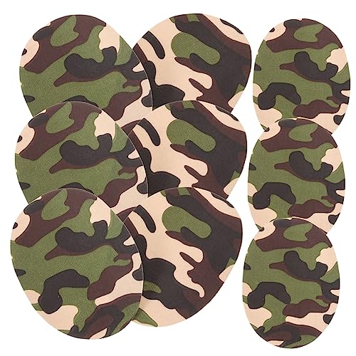 Holibanna 10 Stück Stoffpatch Flicken für Campingkleidung Reparatur Aufkleber Patches Jacken Bügelflicken für Kleidung heilen Kleiderflicken Tarnfleck Camo-Kleidung Flecken Polyester Tarnung von Holibanna