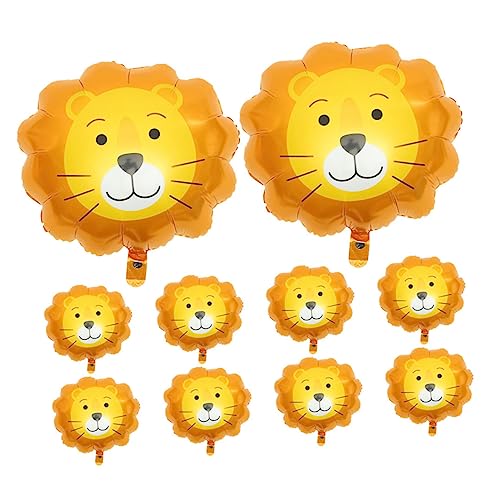 Holibanna 10 Stück Teiliges Cartoon Aluminiumfolie Luftballons Dekoration Selbstverschweißend Große für Geburtstag Feier von Holibanna