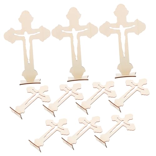 Holibanna 10 Stück Teiliges Holz Bastelset Unvollendete Kreuze für Tischdekoration Diy Rustikale Wohnkultur und für Verschiedene Anlässe Holibanna 10 Stück Teiliges Holz Bastelset Unvollendete Kreuze für Tischdekoration Diy Rustikale Wohnkultur und für Verschiedene Anlässe von Holibanna