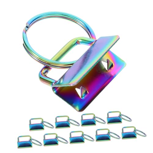 Holibanna 10 Stück Teiliges Keychain Fob Bunte Schlüsselanhänger Clips DIY Bag Making Clips Vielseitige Schlüsselband Schnallen für Handwerk und Zubehör Holibanna 10 Stück Teiliges Keychain Fob Bunte Schlüsselanhänger Clips DIY Bag Making Clips Vielseitige Schlüsselband Schnallen für Handwerk und Zubehör von Holibanna