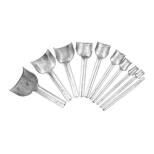 Holibanna 10 Stück Teiliges Lederwerkzeug Set Halbrund Lochstanzer Leder Punching Tool für DIY Gürtel Brieftasche Handwerk Robuste Verarbeitung Vielseitige von Silberfarbene Handarbeit Holibanna 10 Stück Teiliges Lederwerkzeug Set Halbrund Lochstanzer Leder Punching Tool für DIY Gürtel Brieftasche Handwerk Robuste Verarbeitung Vielseitige von Silberfarbene Handarbeit von Holibanna