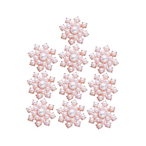 Holibanna 10 Stück Teiliges Set Roségoldene Perlenblumen Dekorationen Handgefertigte DIY Accessoires für Kleidung Schuhe Schals Umweltfreundlich und Vielseitig für Bastel und Holibanna 10 Stück Teiliges Set Roségoldene Perlenblumen Dekorationen Handgefertigte DIY Accessoires für Kleidung Schuhe Schals Umweltfreundlich und Vielseitig für Bastel und von Holibanna