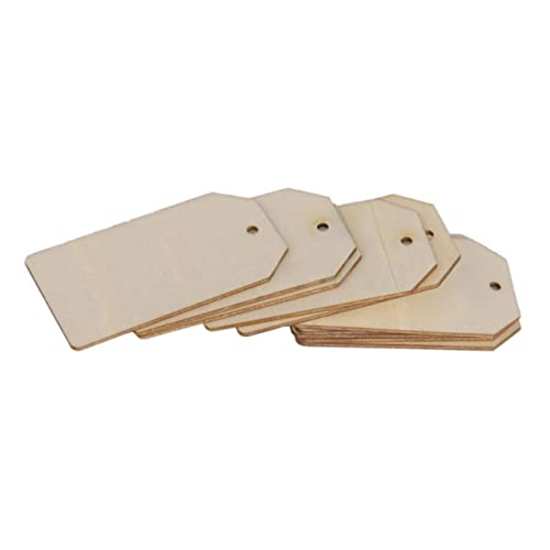 Holibanna 10 Stück Unlackierte Holzchips für Bastelprojekte Diy Dekorationen und Brettspiel Zubehör Rechteck mit Loch Holibanna 10 Stück Unlackierte Holzchips für Bastelprojekte Diy Dekorationen und Brettspiel Zubehör Rechteck mit Loch von Holibanna