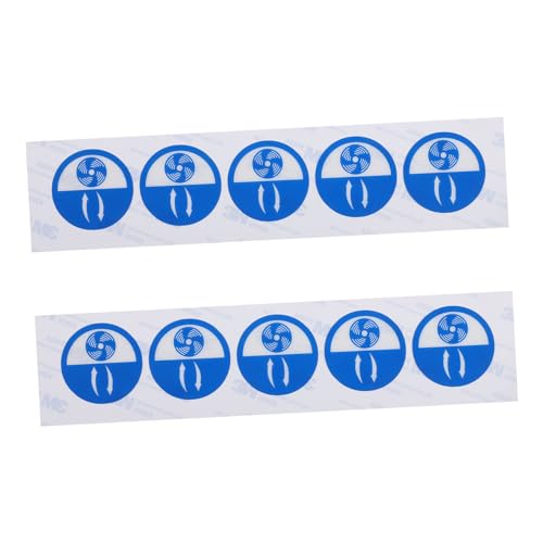 Holibanna 10 Stück Warnaufkleber für Gerätevorrichtungen Selbstklebende Ventilationshinweise für und im Alltag für Equipment und Maschinen von Holibanna