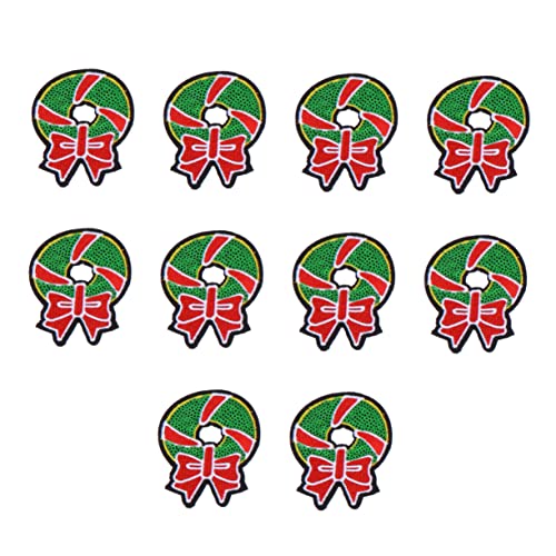 Holibanna 10 Stück Weihnachts Patches Aufnäher mit Stickerei und Pailletten Bestickte Applikationen zum Aufbügeln Strapazierfähige Reparaturflicken für Kleidung Jeans und Jacken Festliche Holibanna 10 Stück Weihnachts Patches Aufnäher mit Stickerei und Pailletten Bestickte Applikationen zum Aufbügeln Strapazierfähige Reparaturflicken für Kleidung Jeans und Jacken Festliche von Holibanna