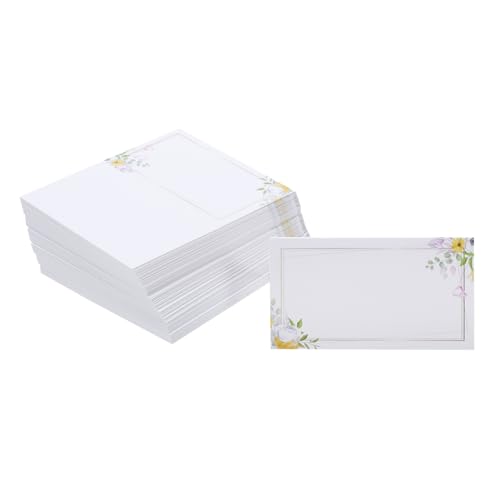 Holibanna 100 Stück Blumige Namenskarten für Tischdekoration Faltbare Karten mit Elegantem Blumenmuster Glatte Schreibfläche für Klare Sitzplatzanzeige Vielseitig für Hochzeit Empfang Party Holibanna 100 Stück Blumige Namenskarten für Tischdekoration Faltbare Karten mit Elegantem Blumenmuster Glatte Schreibfläche für Klare Sitzplatzanzeige Vielseitig für Hochzeit Empfang Party von Holibanna