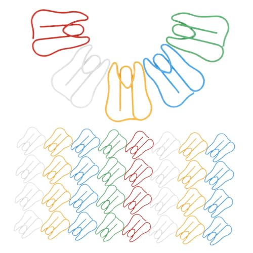 Holibanna 100 Stück Bunte Zahnförmige Büroklammern Kreative Farbenfrohe Papierklemmen für Büro Schule und Zuhause zur Effizienten Organisation von Dokumenten und Notizen Holibanna 100 Stück Bunte Zahnförmige Büroklammern Kreative Farbenfrohe Papierklemmen für Büro Schule und Zuhause zur Effizienten Organisation von Dokumenten und Notizen von Holibanna