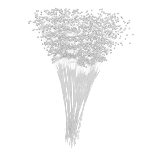Holibanna 100 Stück Diy Perlenstäbchen für Hochzeitssträuße Perlenschnur für Brautstrauß Dekoration Hochwertige Kunststoffperlen für Kreative Blumenarrangements von Holibanna