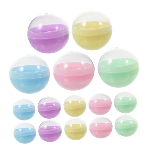 Holibanna 100 Stück Füllbare Runde Kapseln für Verkaufsautomaten Halbdurchsichtige Kugeln für Diy Bastelprojekte Gumball Spielzeuge für Partys und Preise Farbvariationen Holibanna 100 Stück Füllbare Runde Kapseln für Verkaufsautomaten Halbdurchsichtige Kugeln für Diy Bastelprojekte Gumball Spielzeuge für Partys und Preise Farbvariationen von Holibanna