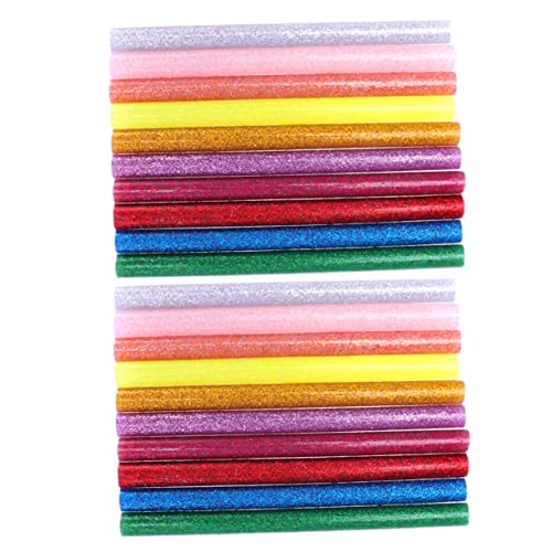 Holibanna 100 Stück Heißklebesticks Bunte Hochviskose Schnelltrocknende Heißkleberstäbe für Kunsthandwerk und Reparaturen Kompatibel mit Heißklebepistolen Holibanna 100 Stück Heißklebesticks Bunte Hochviskose Schnelltrocknende Heißkleberstäbe für Kunsthandwerk und Reparaturen Kompatibel mit Heißklebepistolen von Holibanna