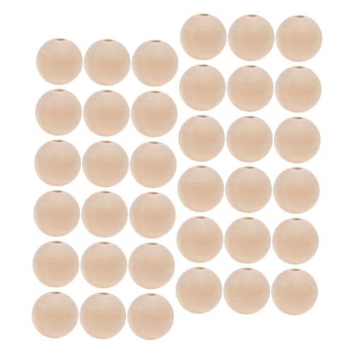 Holibanna 100 Stück Hemu-perlen Perlenabstandshalter Girlande Machen Perlen Abstandshalter Lose Perlen Abstandshalter Selber Basteln Diy Handgefertigte Perlen Diy-perlen Holz Khaki von Holibanna