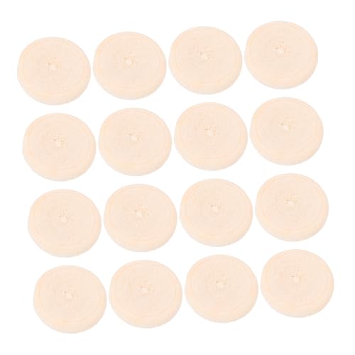 Holibanna 100 Stück Holzperlen Und Bälle Kreisförmig Kugel Hemisphären Große Perlen Zum Basteln Geformt Handwerk Weihnachtsbälle Natürlich Hälfte Ball Klein Klobig Bunt Kunst Für Beige von Holibanna