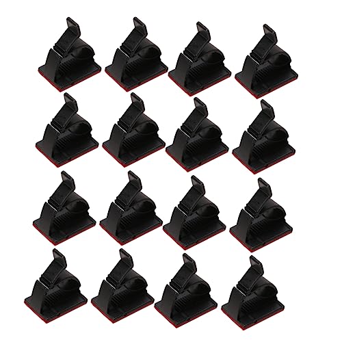 Holibanna 100 Stück Kabelmesssitz Kleberklammern Drahtführungsklemme Befestigung Clips selbstklebender Kabelclip Draht-Clip Drahtschnalle Management-Klemme Black Holibanna 100 Stück Kabelmesssitz Kleberklammern Drahtführungsklemme Befestigung Clips selbstklebender Kabelclip Draht-Clip Drahtschnalle Management-Klemme Black von Holibanna