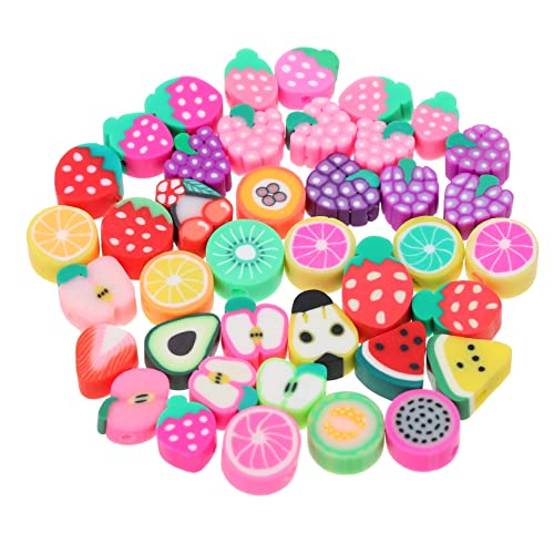 Holibanna 100 Stück Polymer Clay Perlen Fruchtmuster Bastelperlen für DIY Schmuck Armbänder und Bunte Spacer Perlen für Kreative Projekte Holibanna 100 Stück Polymer Clay Perlen Fruchtmuster Bastelperlen für DIY Schmuck Armbänder und Bunte Spacer Perlen für Kreative Projekte von Holibanna