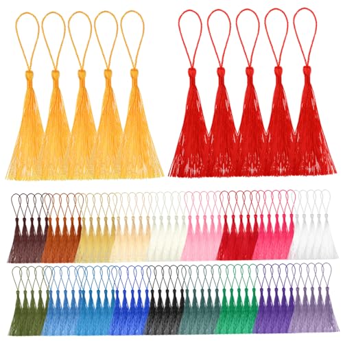 Holibanna 100 Stück Quasten Quaste Für Lesezeichen Quastenornamente Anhänger Zur Schlüsselanhängerherstellung Lesezeichenquaste DIY Schlüsselanhängerzubehör Anhänger Für Holibanna 100 Stück Quasten Quaste Für Lesezeichen Quastenornamente Anhänger Zur Schlüsselanhängerherstellung Lesezeichenquaste DIY Schlüsselanhängerzubehör Anhänger Für von Holibanna
