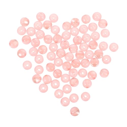 Holibanna 100 Stück Rosa Katzenaugen Resin Perlen Rund Abstandsperlen DIY Schmuck Zubehör für Armbänder Halsketten Bastelprojekte DIY Holibanna 100 Stück Rosa Katzenaugen Resin Perlen Rund Abstandsperlen DIY Schmuck Zubehör für Armbänder Halsketten Bastelprojekte DIY von Holibanna