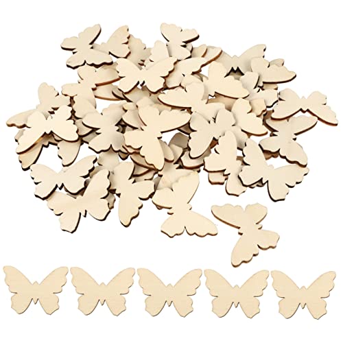 Holibanna 100 Stück Schmetterling Holzscheiben Unbemalt DIY Basteln Holzflügel zum Bemalen Dekoration Naturholz für Handwerk Geburtstagsfeier Wohnkultur Holibanna 100 Stück Schmetterling Holzscheiben Unbemalt DIY Basteln Holzflügel zum Bemalen Dekoration Naturholz für Handwerk Geburtstagsfeier Wohnkultur von Holibanna