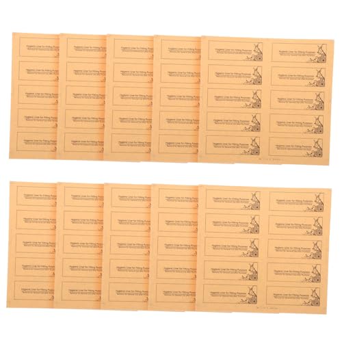 Holibanna 100 Stück Schwimmkleidung Schutzaufkleber Selbstklebende Sticker für Unterwäsche Haltbar Wiederverwendbar für Sauberkeit und Schutz von Bikinis und Slips von Holibanna