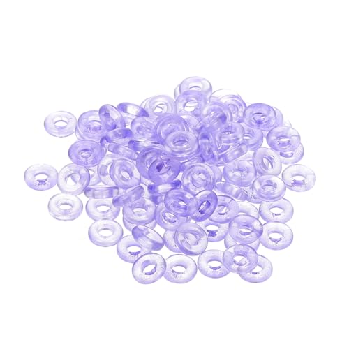 Holibanna 100 Stück Teiliges Donut förmiges DIY Schmuckperlen Haarspangen Zubehör aus Einfache Lose Perlen für Bastelarbeiten mit Silberglitzer für Haarschmuck und Handarbeiten Holibanna 100 Stück Teiliges Donut förmiges DIY Schmuckperlen Haarspangen Zubehör aus Einfache Lose Perlen für Bastelarbeiten mit Silberglitzer für Haarschmuck und Handarbeiten von Holibanna
