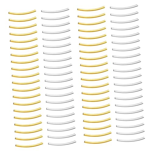 Holibanna 100 Stück Teiliges Gebogene Metall-röhrenperlen Kupfer-mix Gebogene Spacer-perlen für DIY Schmuckherstellung Geeignet für Armbänder Ohrringe Halsketten und Fußkettchen Holibanna 100 Stück Teiliges Gebogene Metall-röhrenperlen Kupfer-mix Gebogene Spacer-perlen für DIY Schmuckherstellung Geeignet für Armbänder Ohrringe Halsketten und Fußkettchen von Holibanna