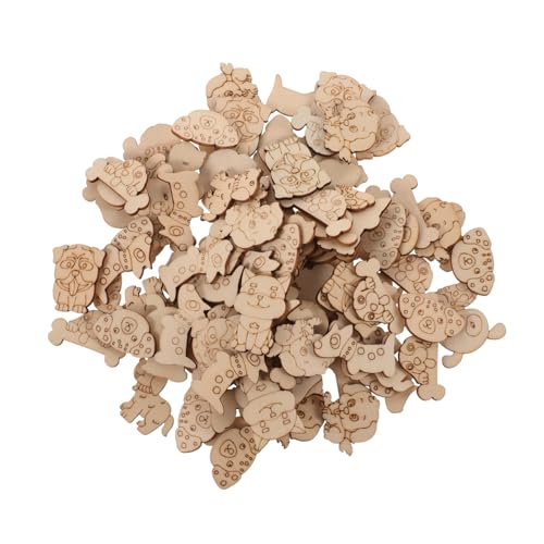 Holibanna 100 Stück Tierförmige Holzplatten zum Basteln Unbehandelte DIY Holzplättchen für Kinderparty Leichte Holztiere zum Bemalen und Dekorieren Kreative Holzscheiben für Handwerk und Holibanna 100 Stück Tierförmige Holzplatten zum Basteln Unbehandelte DIY Holzplättchen für Kinderparty Leichte Holztiere zum Bemalen und Dekorieren Kreative Holzscheiben für Handwerk und von Holibanna