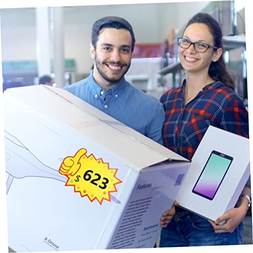 Holibanna 100 Stück Werbe Preisschilder aus Papier für Einzelhandel Auffällige Preisschilder zur Verkaufsförderung in Supermärkten und Geschäften Einfach zu Beschriften und Langlebig Holibanna 100 Stück Werbe Preisschilder aus Papier für Einzelhandel Auffällige Preisschilder zur Verkaufsförderung in Supermärkten und Geschäften Einfach zu Beschriften und Langlebig von Holibanna