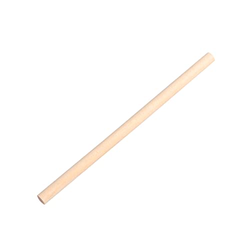 Holibanna 100 Stück runder Stab bastelzeug für rundhölzer Spielzeugmodelle stylingbã¼rsten Holzhandwerk Jumbo-Sticks Basteldübelstangen Holzdübelstangen unfertige Holzstäbe Hölzern von Holibanna