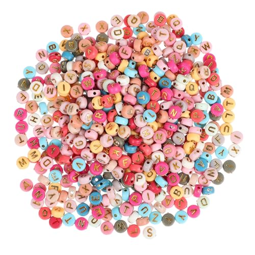 Holibanna 1000 Stück Bunte Buchstabenperlen Kunststoff DIY Schmuckherstellung Perlen zum Auffädeln für Armbänder Basteln Spacer Perlen für Erwachsene Zufällige Farbe Zufällige Farbe Holibanna 1000 Stück Bunte Buchstabenperlen Kunststoff DIY Schmuckherstellung Perlen zum Auffädeln für Armbänder Basteln Spacer Perlen für Erwachsene Zufällige Farbe Zufällige Farbe von Holibanna
